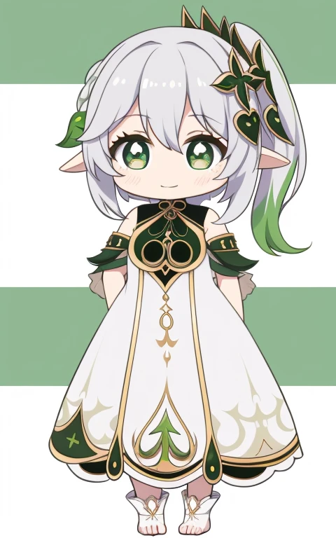 fullcg,Best quality,highest quality, 8k,Soft lighting, Confused, Looking at the audience, alone, smile, Knee socks,Nahida Genshin Impact | Character Lora 1283,((low length:1.5)),((chibi:1.5)),((little child girl)),1girl,difficult,cowboy shot,Beautiful cityscape,(standing:1.6),(Front facing:1.5),Cute outfit,