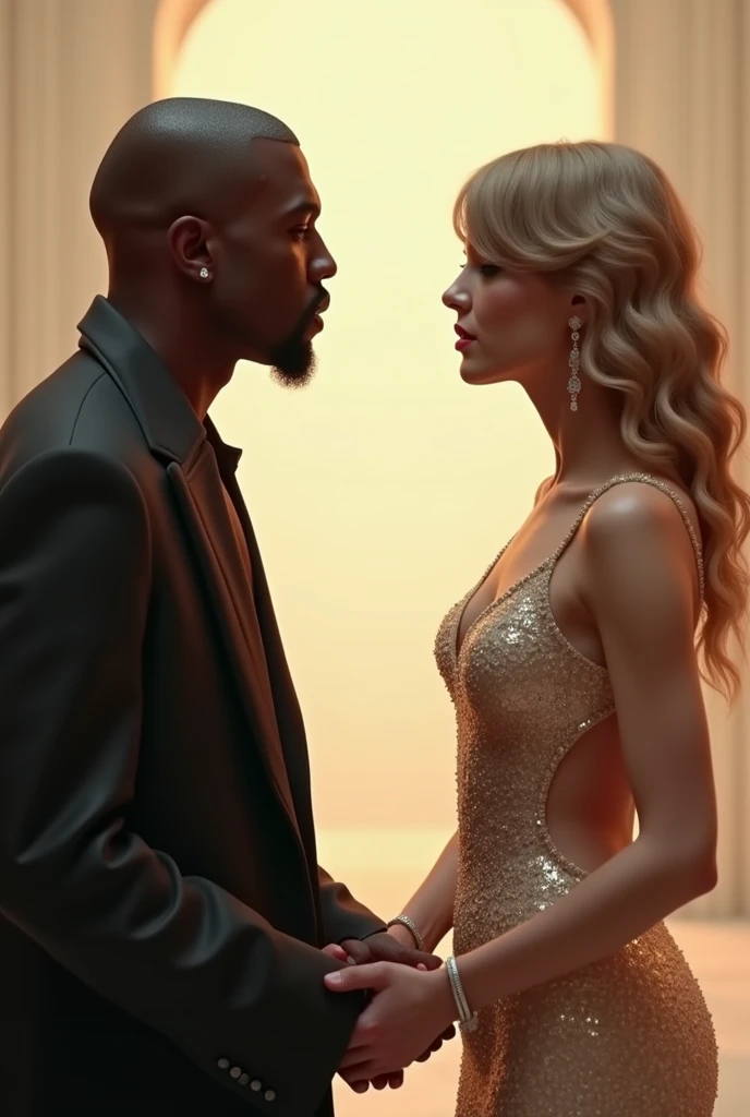 kanye west and taylor swift holding hands