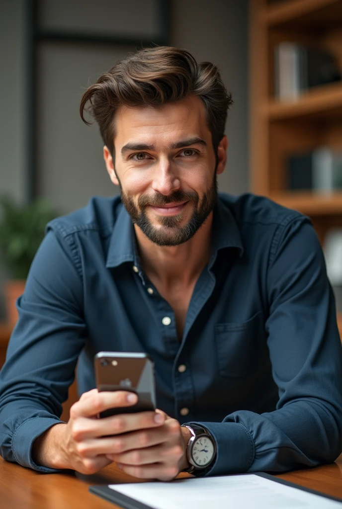 Real life iPhone 8 boy hand boy age 21 beard so cool boy attitude parson sitting the manager sheet