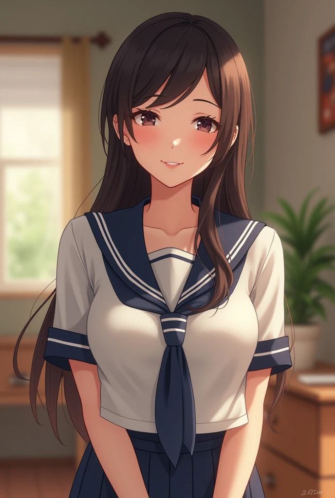 (masterpiece:1.2, highest quality), (Realistic, photoRealistic:1.4), Beautiful illustrations, (Natural Side Lighting, Cinema Lighting), Browsing Caution,
View your audience, Cowboy Shot, Front view:0.6, 1 girl, Japanese, high School girl, Perfect Face, Cute and symmetrical face, Shiny skin,
(Long Hair:1.8, Straight hair:1.7, blonde), Asymmetrical bangs, Purple eyes, (Large Breasts:1.1, Thick thighs),
Beautiful Hair, Beautiful Face, Beautiful details, Beautiful clavicle, Beautiful body, Beautiful breasts, Beautiful thighs, Beautiful legs, Beautiful fingers,
((Light blue collared shirt, Navy Pleated Mini Skirt, socks, To the Navy, Light brown cardigan, Knee socks)), Pink Panties,
(Beautiful views), evening, School, classroom, curtain, walking, Place your hands between your legs, vibrator in Knee socks, (Cute Smile, Upward glance), My crotch is wet too)),, (Groin tattoo:1.1),, Wicked Smile, Ahegao, blush, Sweat gushing, Open your mouth, Roll your eyes, Drooling, Sticking out tongue,, (Female ejaculation:1.4),Squat,Spread your legs in an M shape