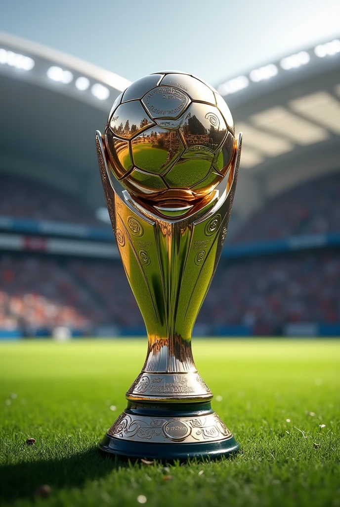Make a trophy by playing football