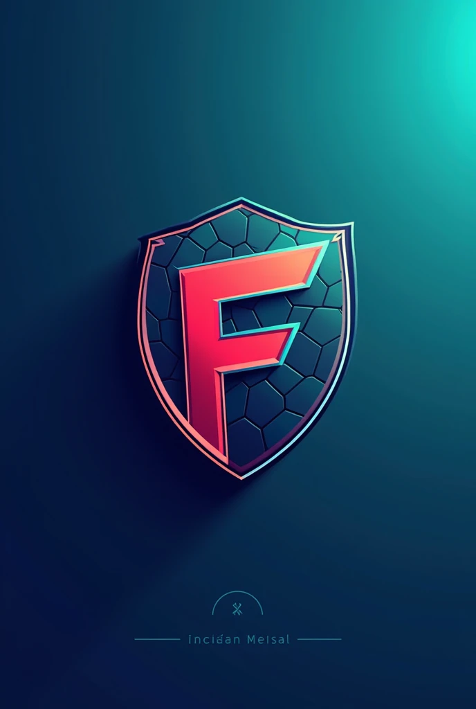 Create a modern futsal team crest