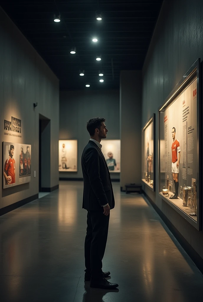  de 1,45 with visiting a football exhibition with only him at the museum 