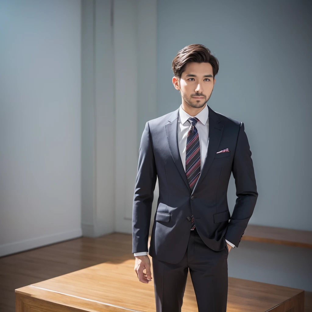 30-year-old male Suit No background profile