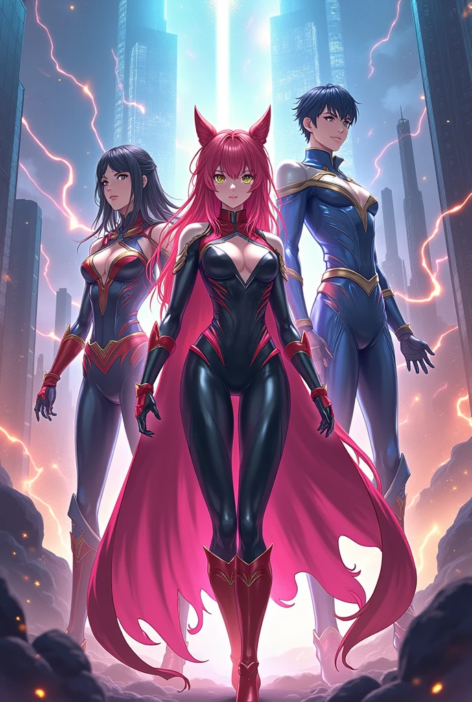 Beautyful anime super heros