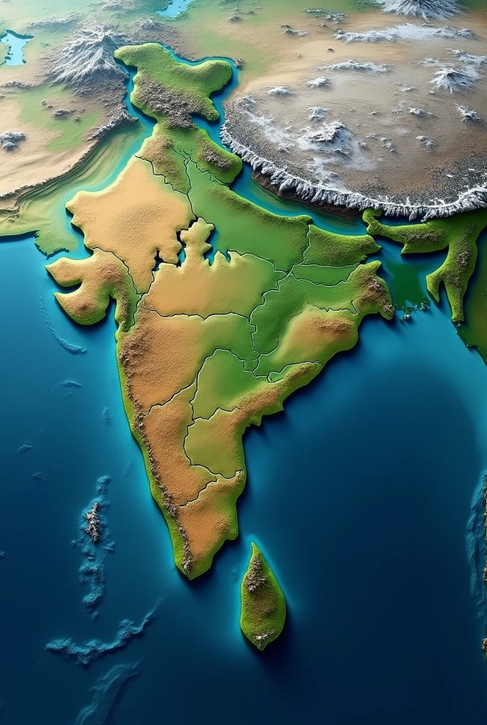 India out of the map