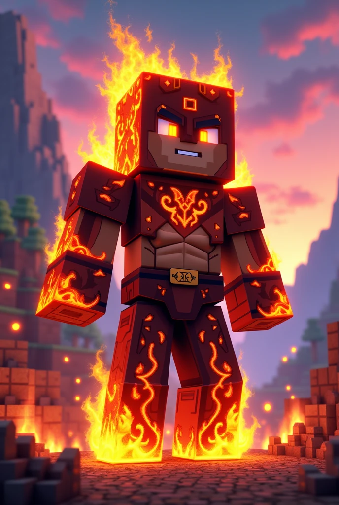 Minecraft Flamefrags skin