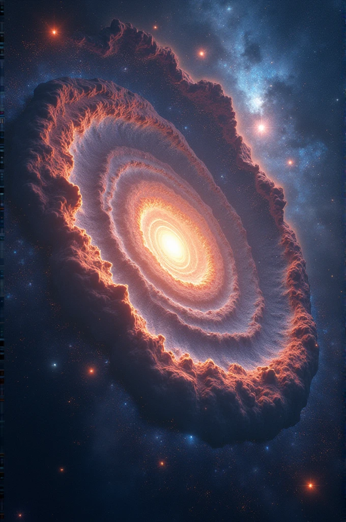 Create a picture of the universe from the point where all galaxies are attracted