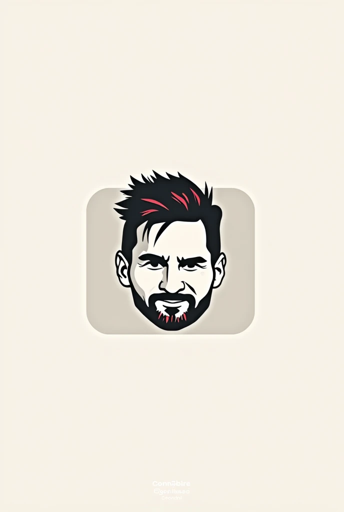 Messi YouTube channel logo in square