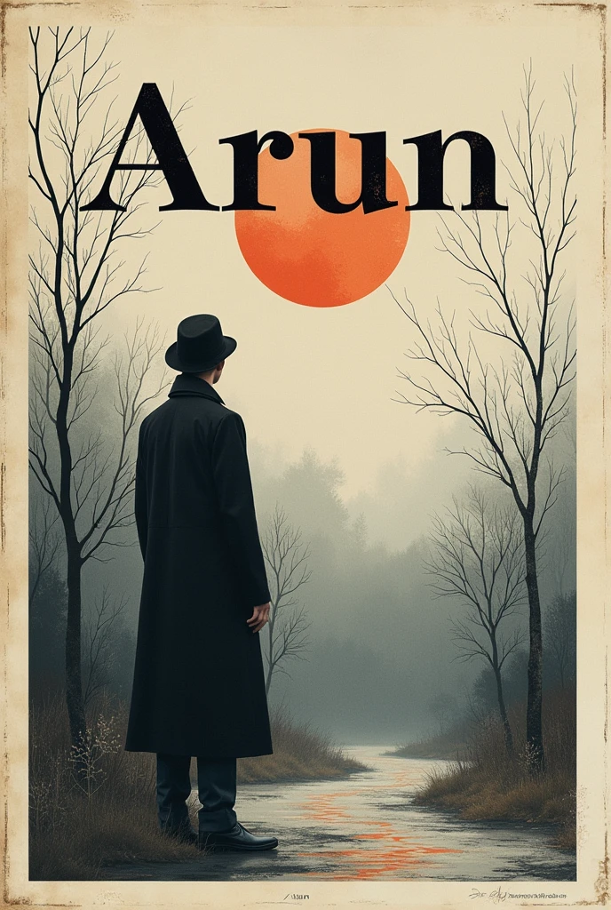 So a cover for German book 9 class and the name Arun. German Book Cover