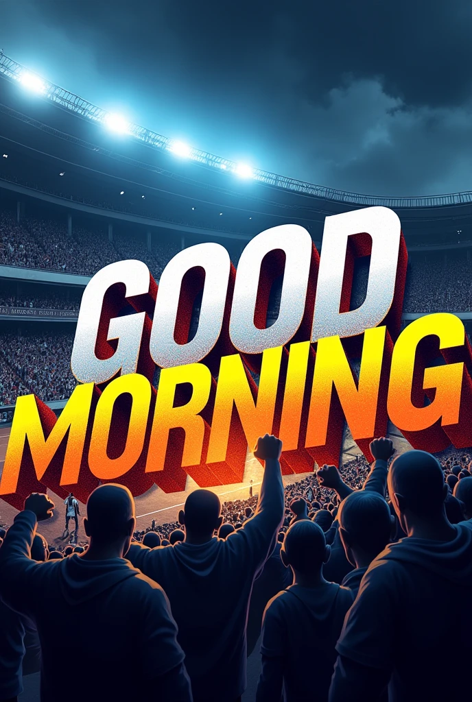 You can generate a photo that says good morning in the style of sports betting 
