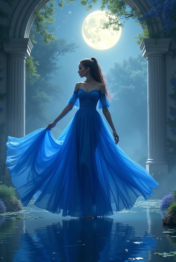 Best quality,4K,8 thousand.,a high resolution,masterpiece:1.2,Ultra detailed,realistic,photorealistic:1.37,portraits,illustrations,oil painting,rich colors,bright colors,soft lighting,detailed textures,long eyelashes,Lively eyes,detailed lips,mixed ethnicity girl,pretty haircut,wearing a masquerade маска,flowy dress,dancing gracefully in a Venetian garden,when the moon shines on it,sparkling stars in the sky,romantic atmosphere,enchanted garden,fragrant flowers,Whispering Trees,pond with peaceful reflection,gentle breeze,Quiet atmosphere,An extravagant theme,elegant pose,narrative composition,Majestic Columns,decorative маскаs,hidden identities,fairytale setting,Night scene of magic,Mysterious charm,unearthly beauty,Artistic image ,Close-up of маскаed man, dreamy gothic girl, fire render, Beauty girl. ((full length, untouched graceful figure, nice legs, fast dance pose, a transparent fluffy skirt of blue iris petals flutters in the wind, Esbian Full Body, White background, daylight , light effect, minimalist, Sun, pure tenderness, soft lighting, Realism, woman, who dances on a giant petal of a dark blue iris flower (thin petals, soft veil, full background of flowing transparent blue petals, hovering flower one in hand - long stem above head, huge gigantic , over her head, Smoke effect, fog, ), ((pass-through)), masterpiece, ReV АнимированныелBest quality)), ((masterpiece)) , (In detail), 1 girl, off shoulder sweater,
Information