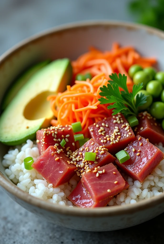 A poke food recipe in English 