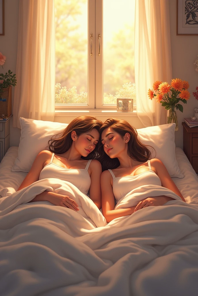 Get up in the morning With my partner. and