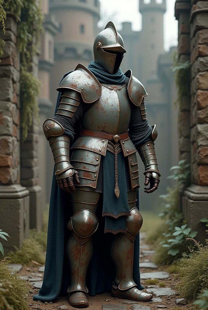 Robert Fisher full body ???? background knight in rusty armor 3D