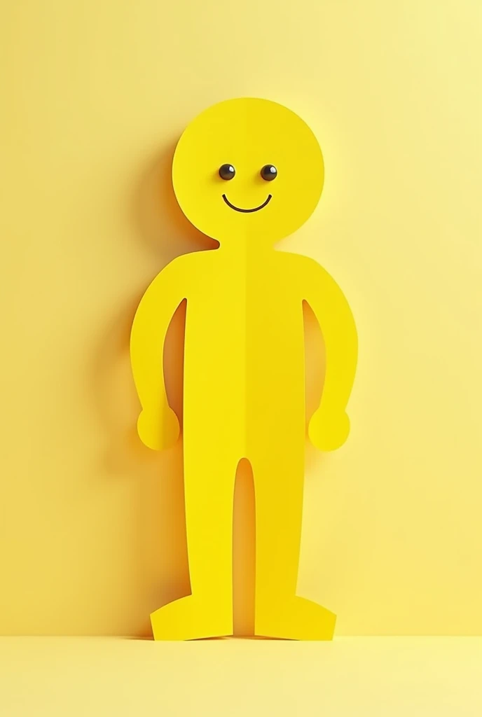 Yellow paper doll