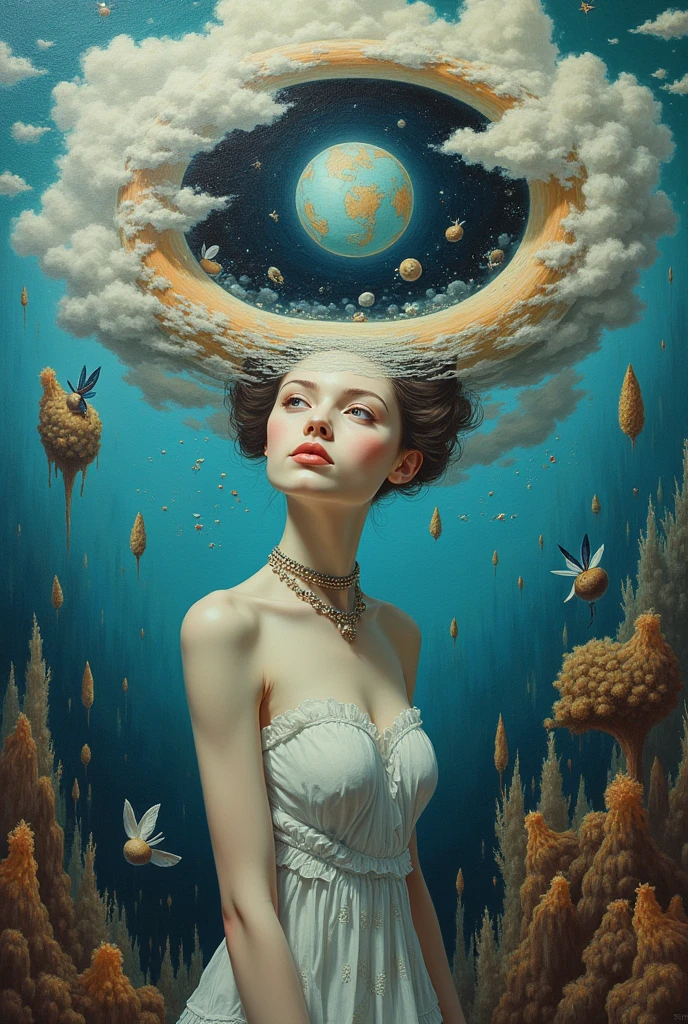 Create a surrealist painting 