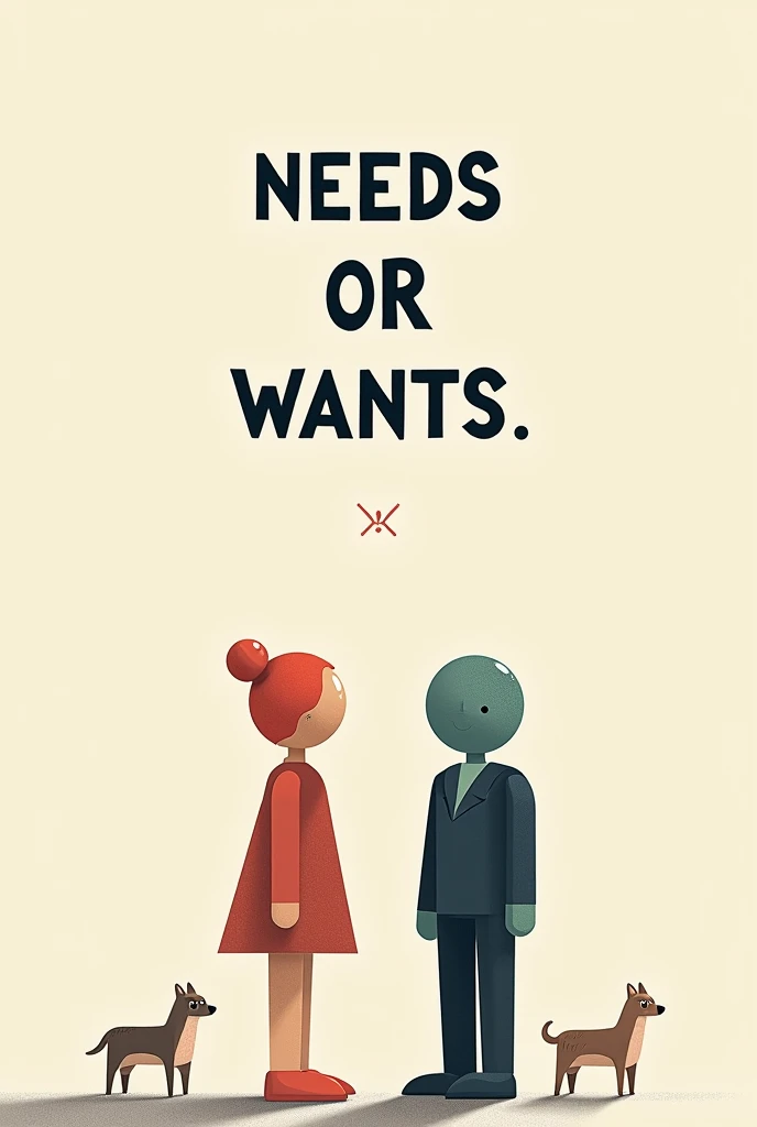 Make a poster about needs and wants
