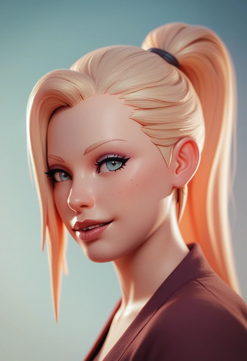 Make a Dolly art model of the character Sakura from Naruto