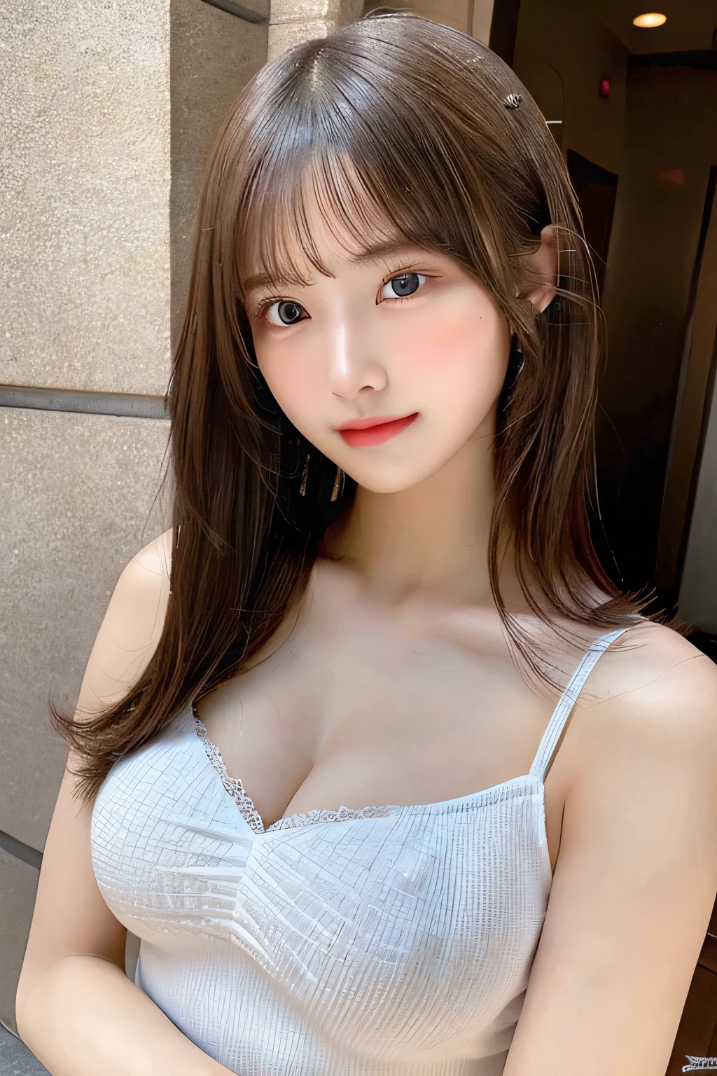 ((Highest quality)), ((masterpiece)), (detailed), One person, sexy, (Large Breasts:1.2), 18-year-old, Idol face, High resolution, High-resolution model, Textured skin, Ultra high definition, Cute face, baby face, (Super Slim Body:1.2),