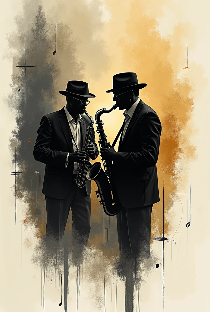 Create 10 Sketches for Jazz Playlist Covers