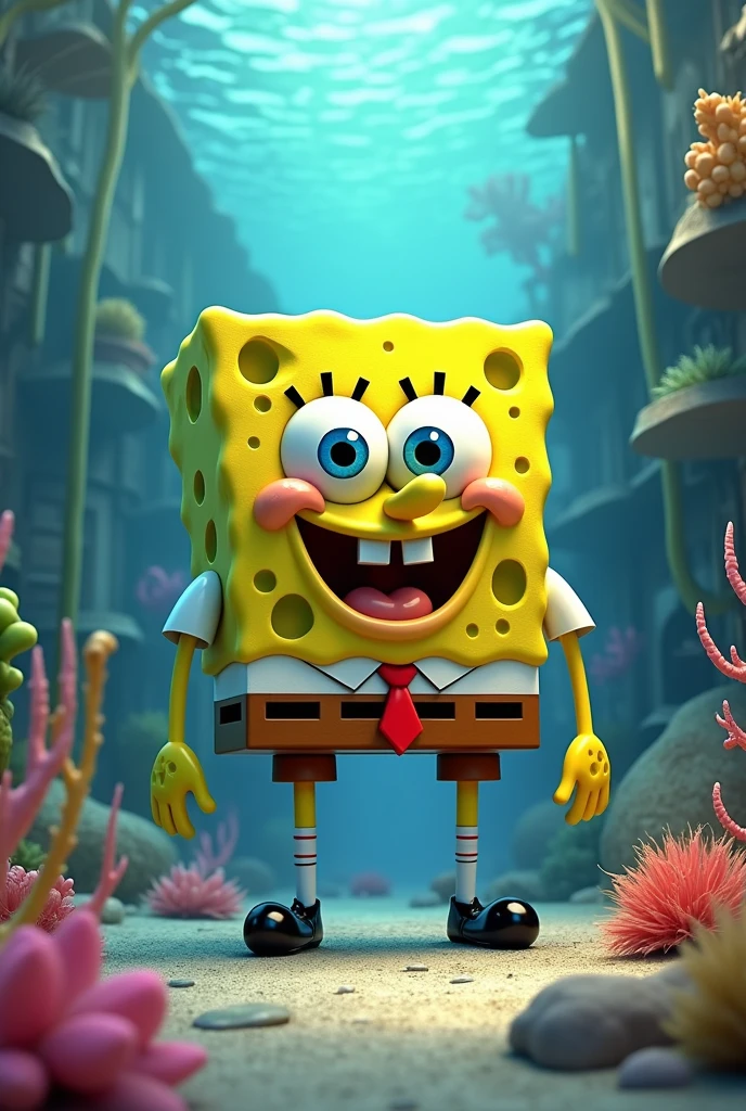 realistic spongebob