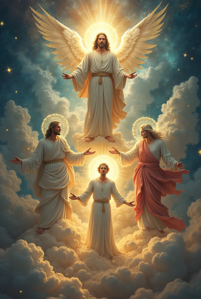 an art about the triune God and their role in the creation
