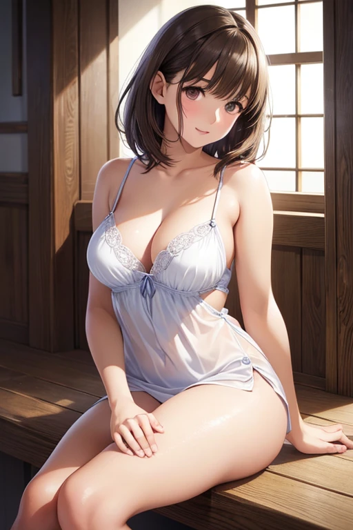anegasaki nene、Shiny brown hair, short hair, (Beautiful brown eyes、Sparkling eyes, Fine grain)、smile、Super detailedな目、Highly detailed face, Highly detailed eyes,Cowboy Shot、
((4K, 8k, Highest quality, Perfect Fingers, High resolution)),
(masterpiece:1.3, Highest quality, 超High resolution, Super detailed), (Realistic, photoRealistic:1.4), Beautiful illustrations, Perfect lighting, Natural light, Depth of written boundary, Beautiful detailed hair, Beautifully detailed face, Beautiful attention to detail, Beautiful clavicle, Beautiful body, Beautiful breasts, Beautiful thighs, Beautiful feet, Beautiful Hands, View your viewers,
1 person, woman,Short camisole,white,art,advertisement,Colored pencil drawing,