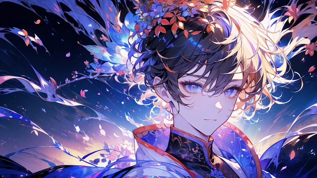 (Absurd、High resolution、Super detailed)、1 male、adult、Handsome、Tall and muscular man、Glared at me、Smiling wickedly、Broad shouldered eyes、Respect、solo、Upper body、Detailed Background、Detailed face、Blonde、Golden Eyes、Intense anger、Hooded、headgear、Kneel、preach、cathedral、altar、Divine Aura、knife、Incense、Suspended particles、sugar cane、Bible、petal、Ethereal atmosphere、payment、、(Dutch Angle)、Mouth closed、Glowing Eyes、Optics