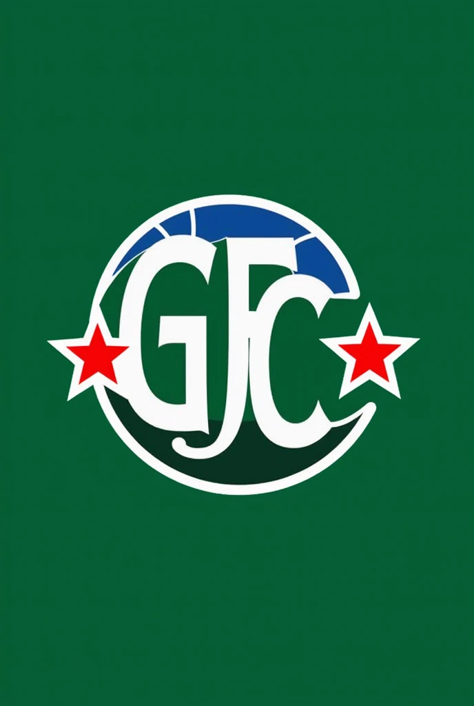 Greenwich Football Club logo. Colors: green, red, blue, white. What can be on the logo: stars.