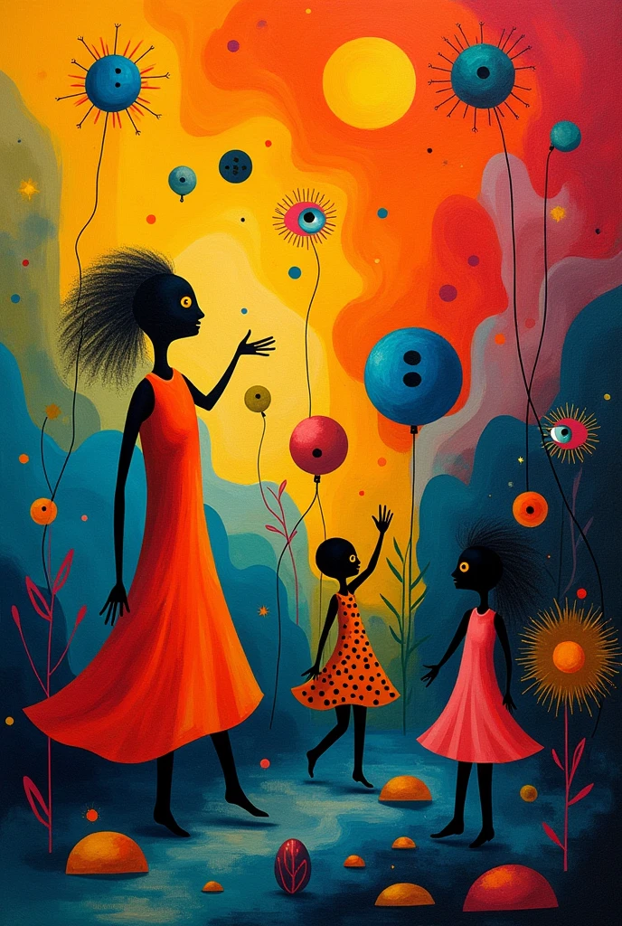 abstract dreaming , miro style