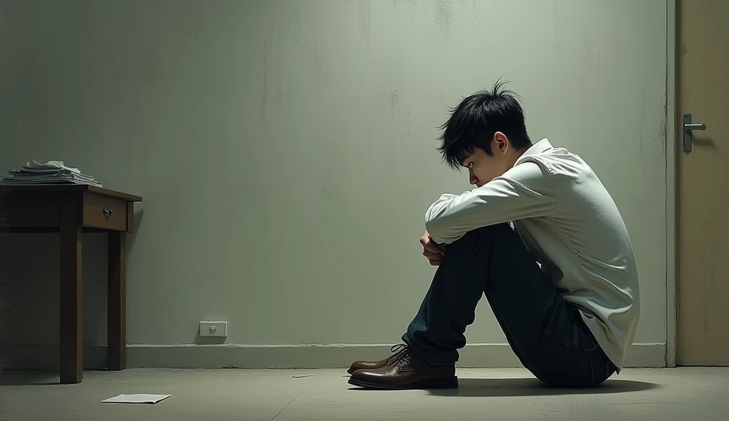 Visual: A person sitting around, clearly uninterested in anything they're doing.

