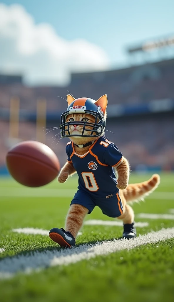 Cat playing football image size [9:16]
