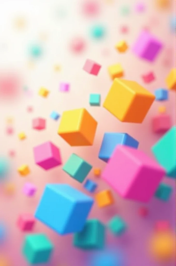 Design of colour ful small squares with transparent background
