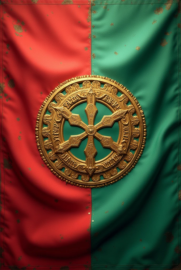 Create a picture of a flag of a country called nixistan