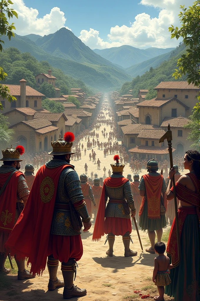 Create an image of Spanish colonization to draw