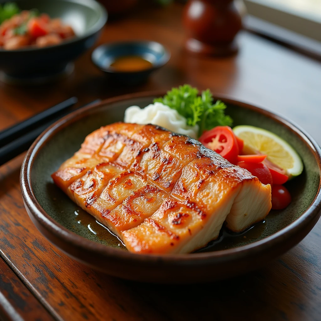 grilled fish, my home, Japanese food, breakfast