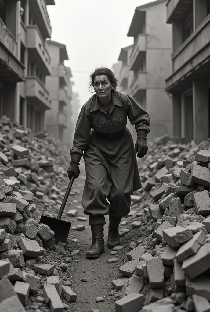 Rubble woman at work 1945