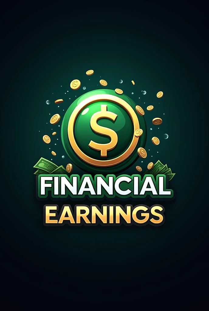 A beautiful logo. There will be signs of money around. QUICK EARNING TRICKS will be written inside it