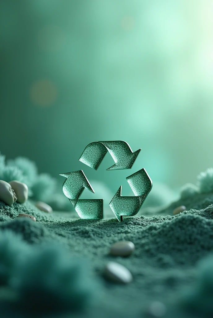 Create a profile picture for the financial sector contact on WhatsApp, composed of 3 people, from the company Massfix, a Brazilian glass recycling company. The image must convey professionalism and seriousness, reflecting the financial and environmental nature of the company.
Elements to Include:
fund: Use a fund that refers to the glass recycling sector, like a shade of green or light blue, with a light texture reminiscent of recycled glass.
logo: Portray a recycling-focused logo with a touch of finance, that conveys friendliness and professionalism Visual Elements: Add subtle icons or graphic elements related to the financial sector, as discrete financial graphics or symbols in the background or corner of the image.
Also include a small Massfix logo to reinforce the company identity..
styled: Maintain a modern, clean style, with a focus on clarity and elegance. The image must be suitable for use on professional platforms and convey a sense of competence and confidence..
colors: Use uma paleta de cores que combine com o branding da Massfix, predominantly green and blue, with neutral touches to create a balanced and professional look.
Do not include people in the image.