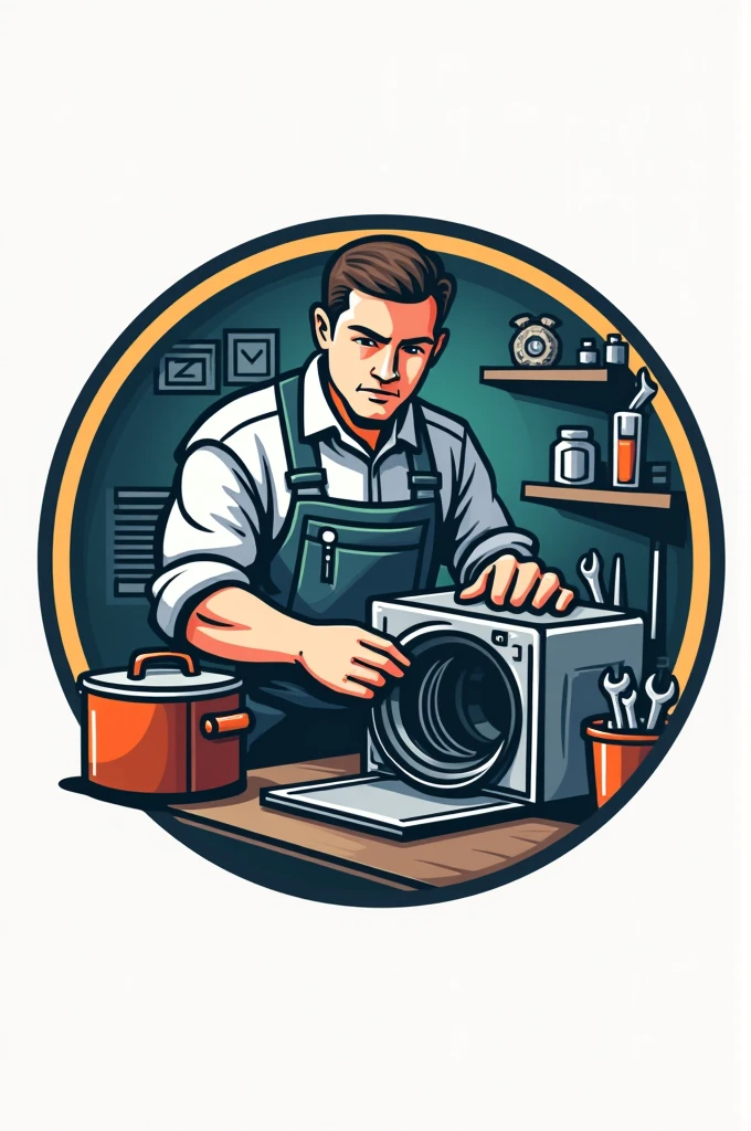 Logo of mechanical work at your home