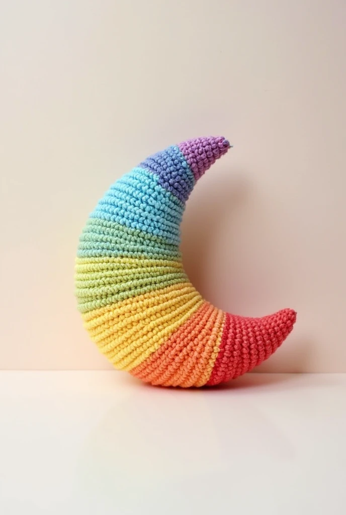Logo crochet Rainbow Moon minimalist