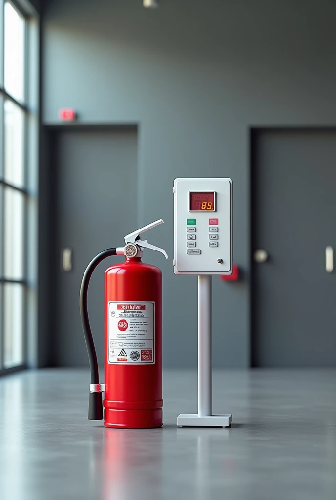 Fire extinguisher, fire alarm system