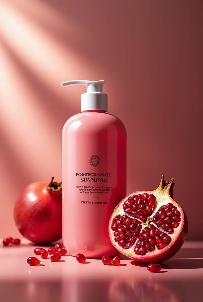Create a pomegranate fruit shampoo that smoothes, moisturizes and gives shine to your hair