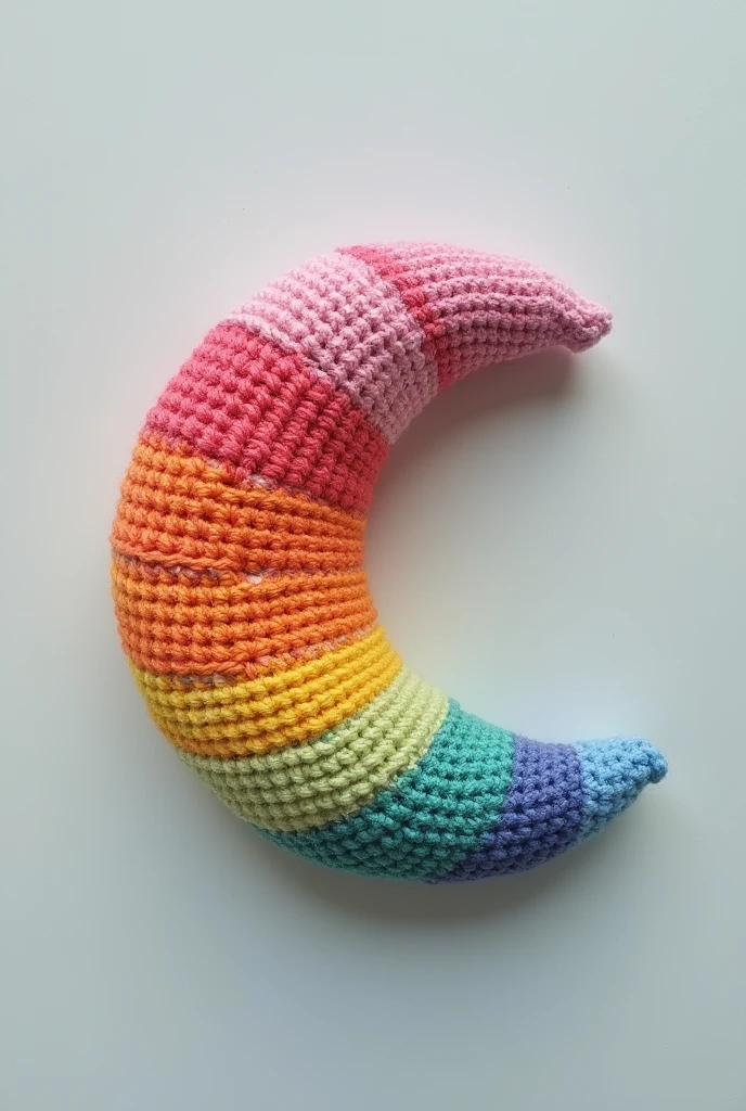 Logo crochet Rainbow Moon minimalist