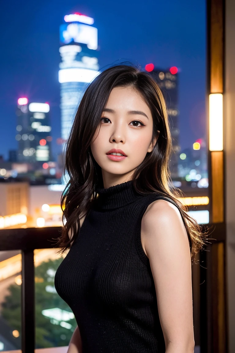 araffe woman in a white dress standing on a balcony at night, gorgeous young mulher coreana, beautiful chinese model, beautiful south mulher coreana, beautiful young mulher coreana, atriz feminina da Coreia, coreana, linda atriz coreana, mulher coreana, Heonhwa Choe, an Asian woman, gongbi, beleza de cair o queixo, beautiful asian girl