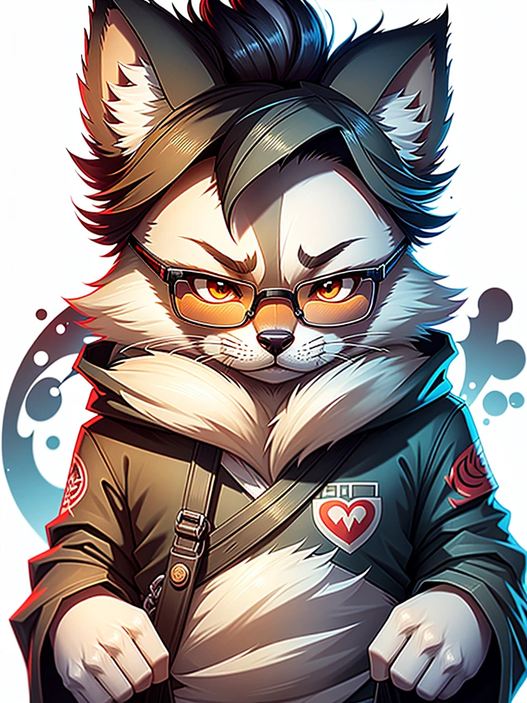 Fucking, Wolf,cute,kimono、Glasses