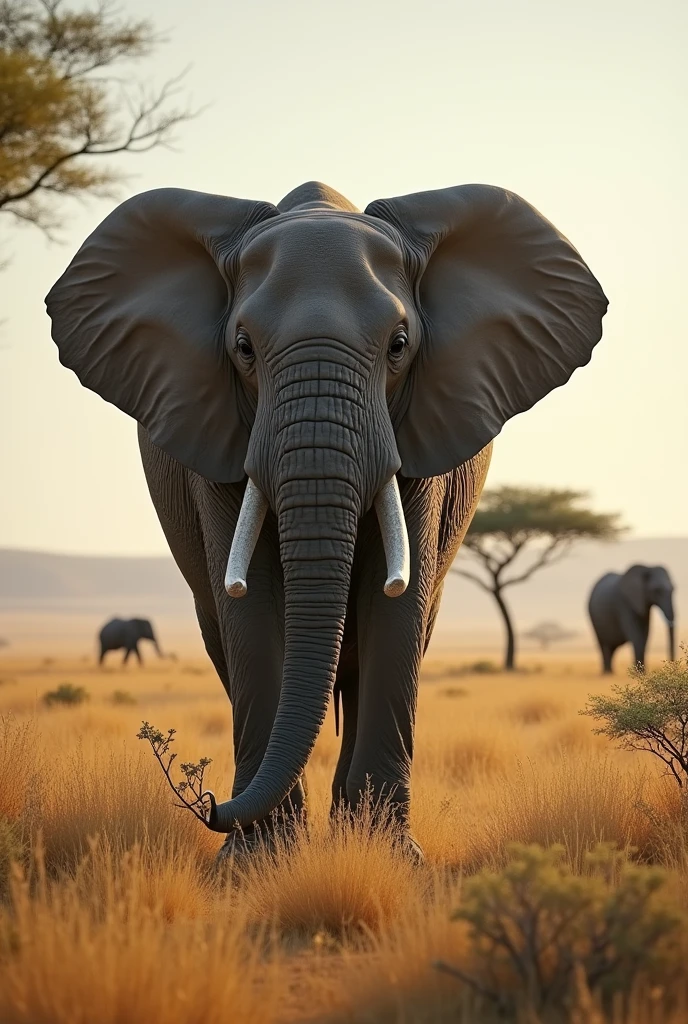 African Savannah Elephant (Loxodonta africana):The largest of the elephant species.Found primarily in sub-Saharan Africa.Recognizable by their large ears, which help them dissipate heat.They live in diverse habitats including savannas, forests, and deserts.