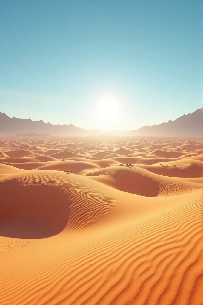 Scene of a desert 