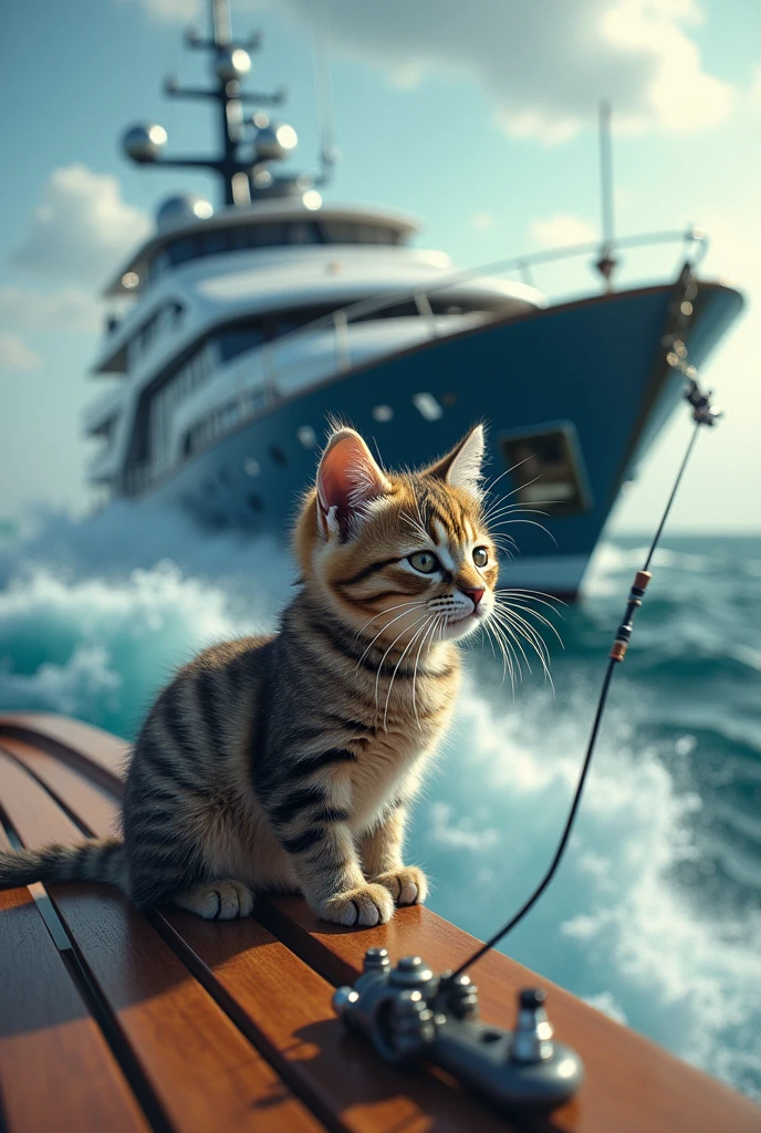 Kitten fishing、Big head、Rough Seas、Yacht、The catch is Megatron
